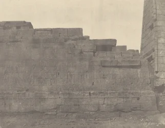 Karnak, Tempel südlich der Hypostylhalle, Südwand (Außenseite)